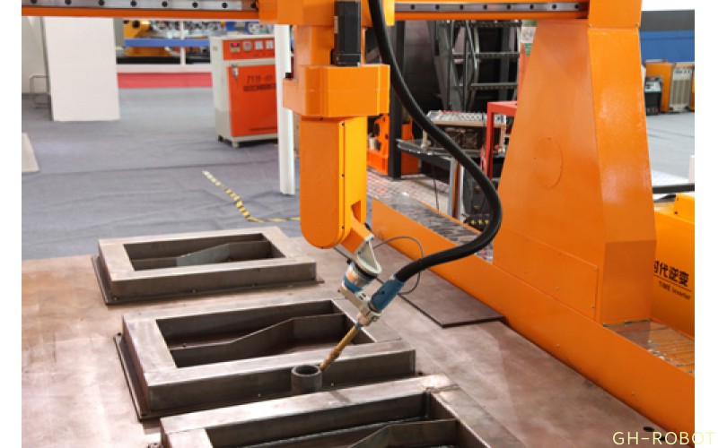 汽車弧焊機器人工作站生產流程及系統方案